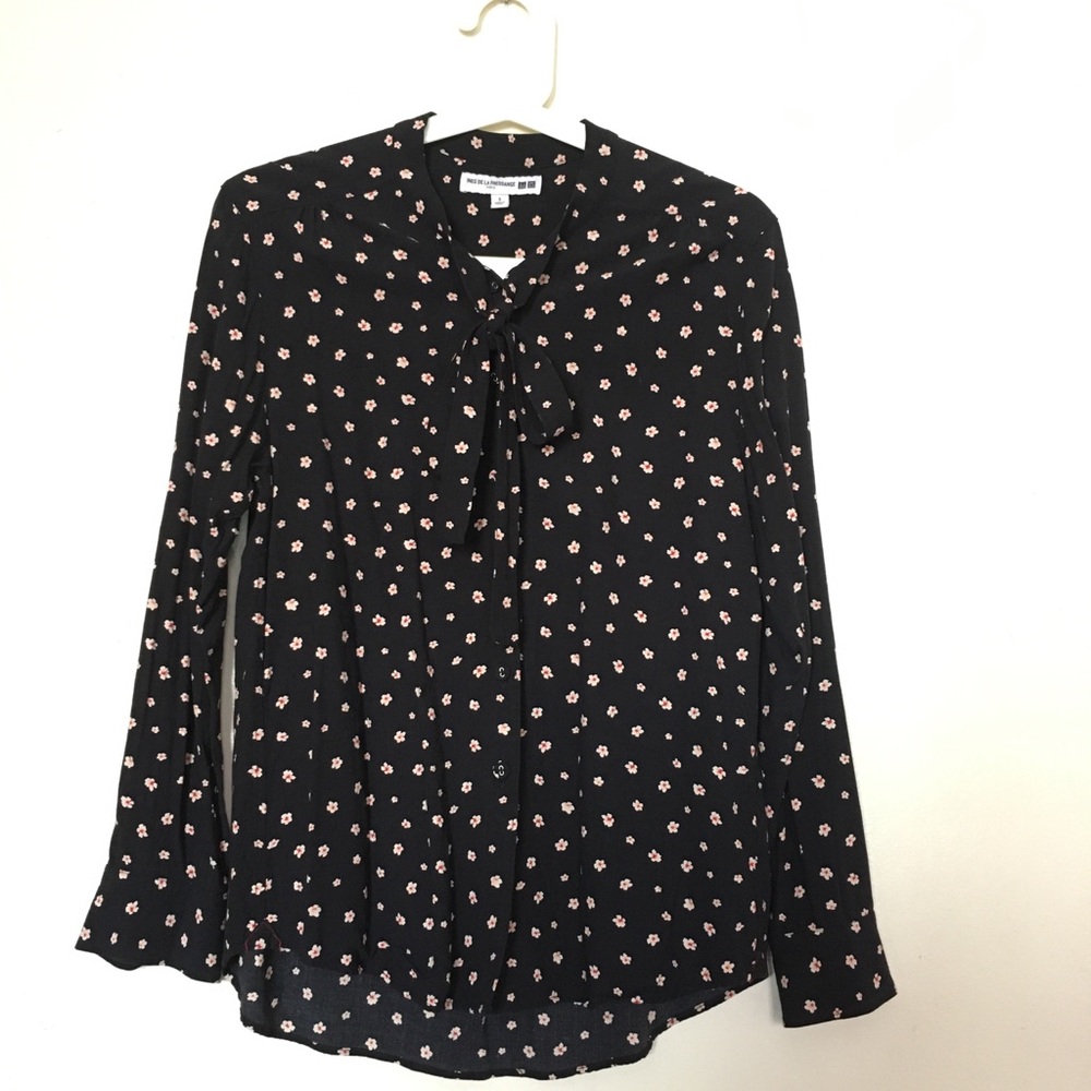 UNIQLO Ines De La Fressange flower print shirt
